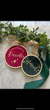 10cm Starry Night Luxe Velvet Hoop - Family Hoop
