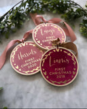 10cm My First Christmas Hoop