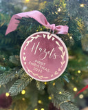 10cm My First Christmas Hoop
