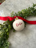 Personalised Ceramic Bauble