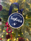 10cm Starry Night Luxe Velvet Hoop - Family Hoop