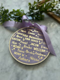 15cm Teacher Class Luxe Velvet Hoop