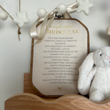 Twas the night before Christmas Wooden Print