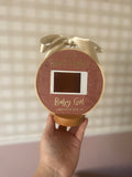 15cm Luxe Silent Night Velvet Announcement Polariod Hoop