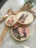 Custom Printed Fabric Pet Heirloom Hoop