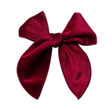 Burgundy Hair Bow