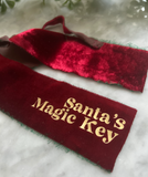 LIMITED EDITION Santa’s Crushed Velvet Magic Keys - Red+ Gold