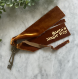 Limited Edition Santa’s Crushed Velvet Magic Keys - Gold on Gold
