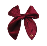 Burgundy Hair Bow