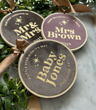 10cm Starry Night Luxe Velvet Hoop - Teacher Hoop