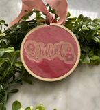 10cm Retro Christmas Hoop