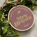 10cm Starry Night Luxe Velvet Hoop - Teacher Hoop