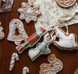 Christmas Fabric Ornament Set - The Nutcracker