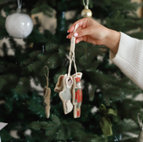 Christmas Fabric Ornament Set - The Nutcracker