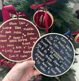 15cm Teacher Class Luxe Velvet Hoop