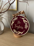 15cm Luxe Velvet Hoop