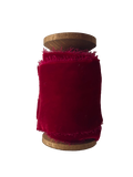 Red Velvet Ribbon Spool