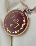 8cm Paw Print Heirloom Hoop