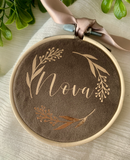 8cm Luxe Velvet Hoop