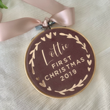 10cm My First Christmas Hoop