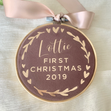 10cm My First Christmas Hoop