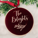 15cm Luxe Velvet Hoop