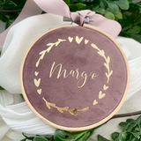 8cm Luxe Velvet Hoop