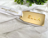 Gold Acrylic Gift Tag