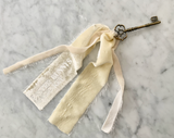 Easter Bunnys Magic Key - Ivory + Gold