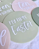 Natural Acrylic Milestone Disc Set