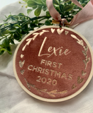 10cm My First Christmas Hoop