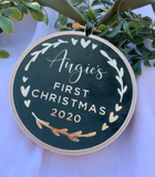 10cm My First Christmas Hoop