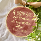 10cm A Little Bit Of Heaven Luxe Velvet Hoop