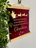 Velvet Wall Hanging - Searching the Skies
