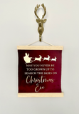 Velvet Wall Hanging - Searching the Skies