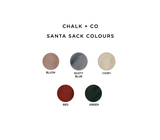 Velvet Santa Sack - Ivory