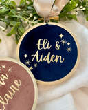 10cm Star Velvet Heirloom Hoop