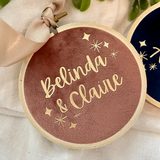 10cm Star Velvet Heirloom Hoop
