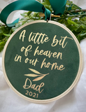10cm A Little Bit Of Heaven Luxe Velvet Hoop