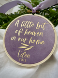 10cm A Little Bit Of Heaven Luxe Velvet Hoop