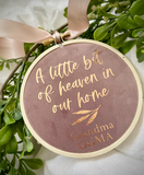 10cm A Little Bit Of Heaven Luxe Velvet Hoop
