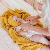 Bonnet and Bootie Set - Tumeric