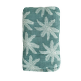 Bamboo Cotton Muslin - Ocean Palms