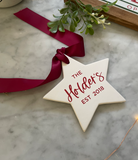 Ceramic Star Ornament