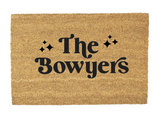 Personalised Family Retro Doormat