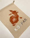 Bunny Gift Bag - Rusty Woodlands