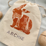 Bunny Gift Bag - Rusty Woodlands