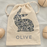 Bunny Gift Bag - Blue Floral