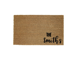 Family Name  - Custom Design Door Mat