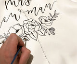 Personalised White Leather Jacket